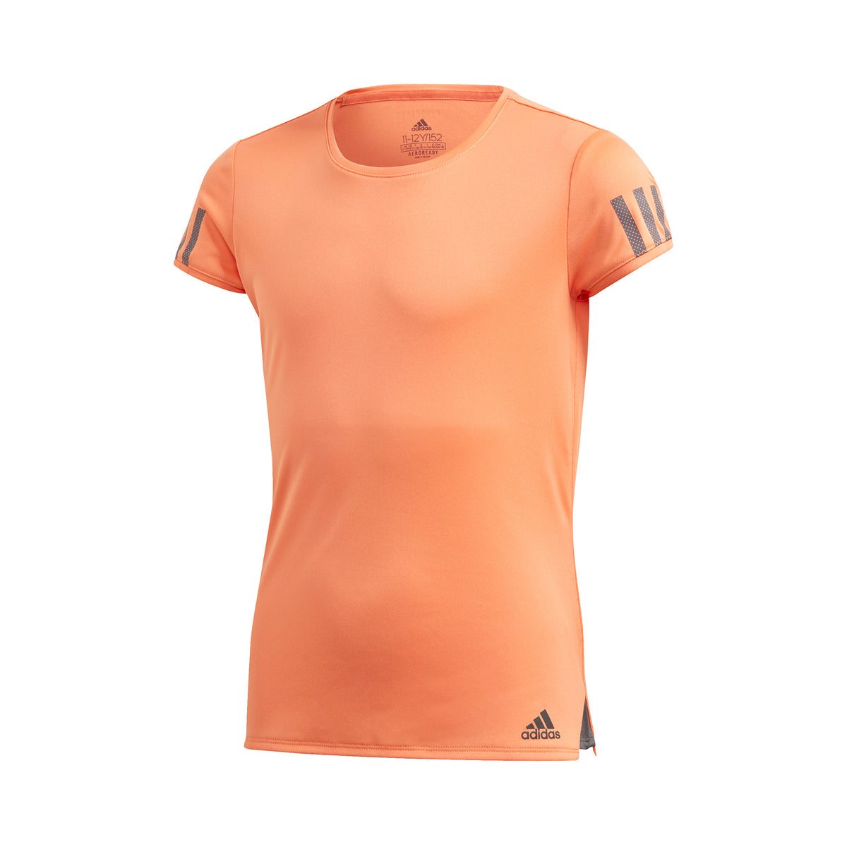adidas Club T-shirt Pige - orange, grå