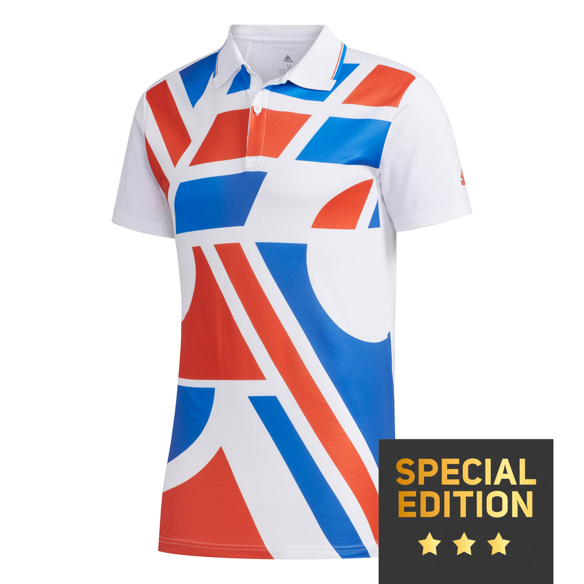 adidas Graphic Polo Herrer - hvid, blå