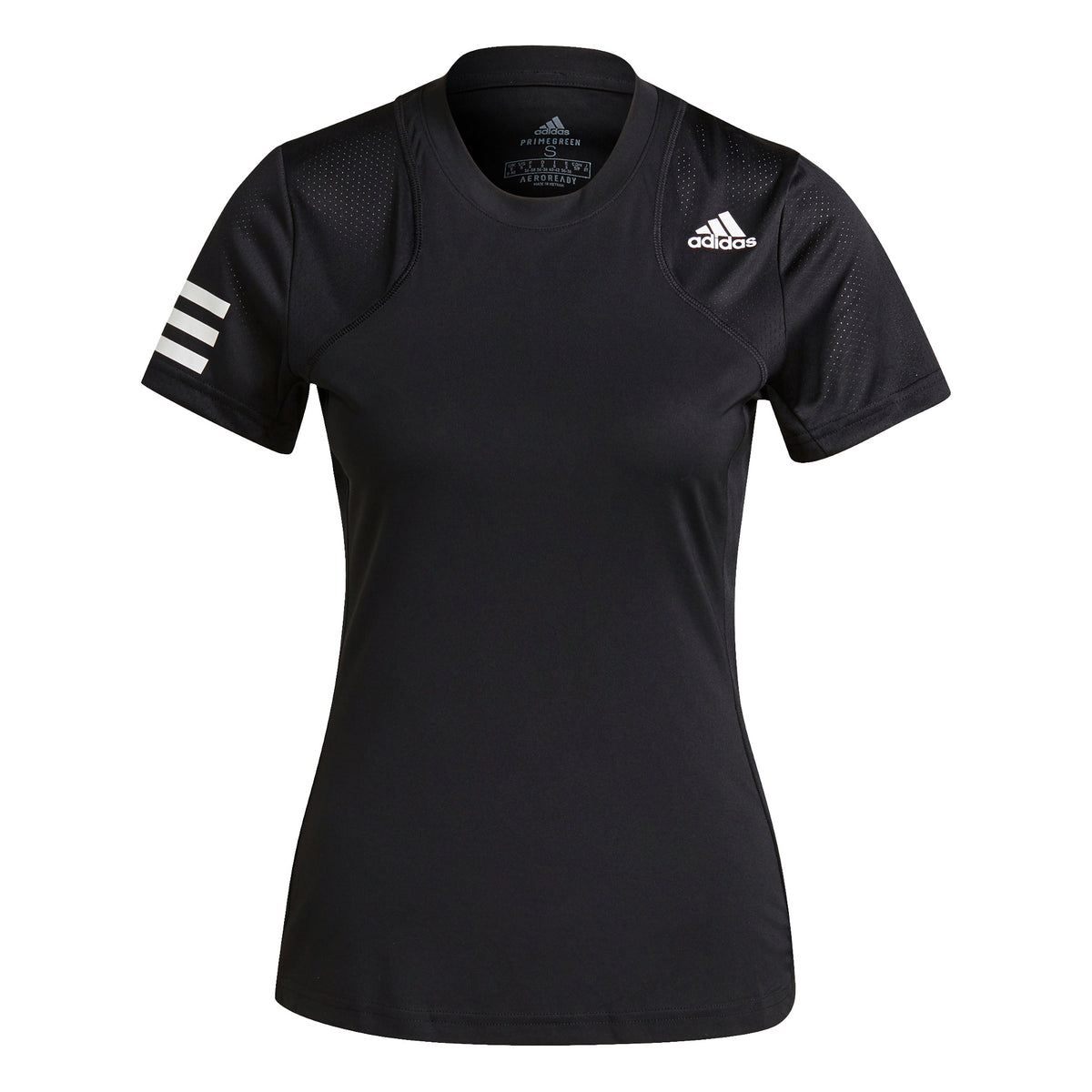 adidas Club T-shirt Damer - sort, hvid