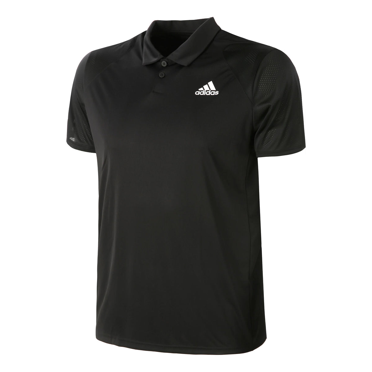 adidas Club 3 Stripes Polo Herrer - sort, hvid