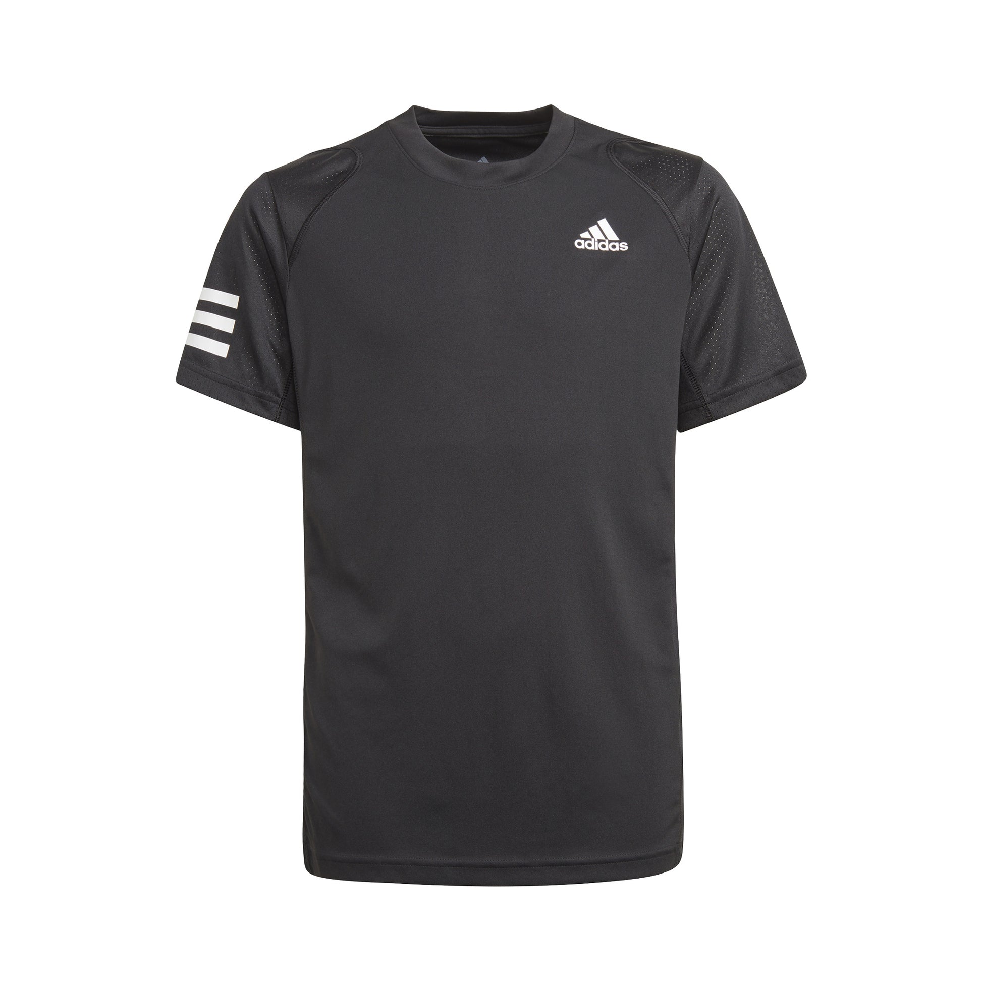adidas Club 3 Stripes T-shirt Drenge - sort, hvid