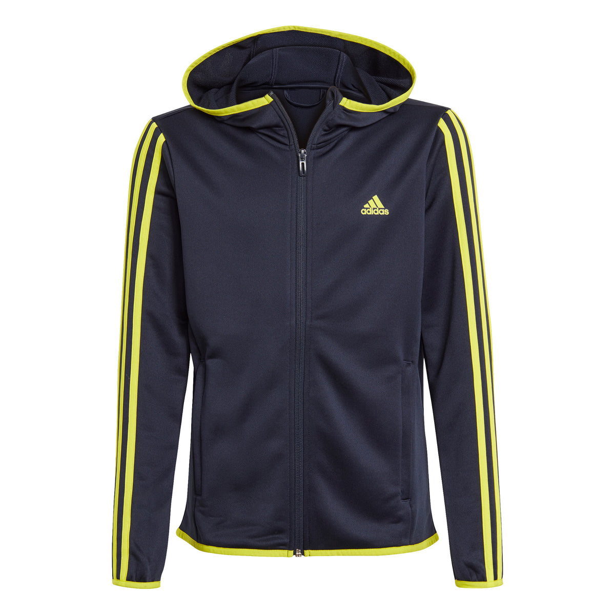 adidas 3Stripes Sweatjakke Drenge - blå, gul
