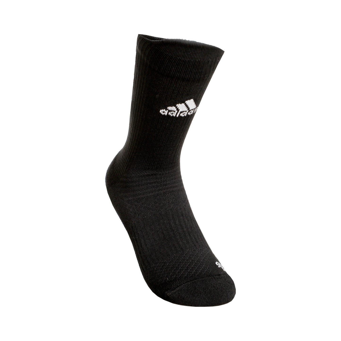 adidas Alphaskin Crew Low Cut Sportssokker-Sort,Hvid