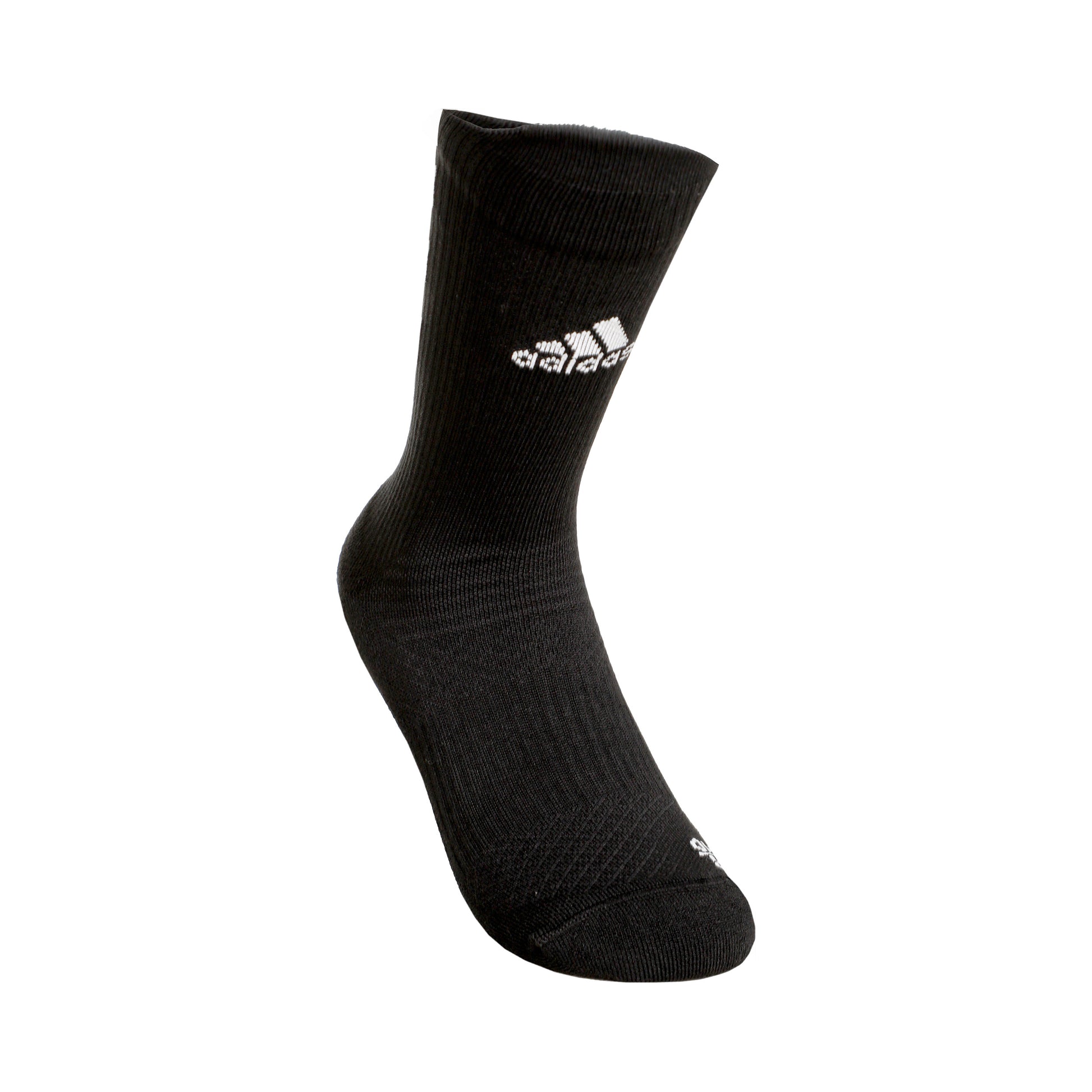 adidas Alphaskin Crew Low Cut Sportssokker-Sort,Hvid