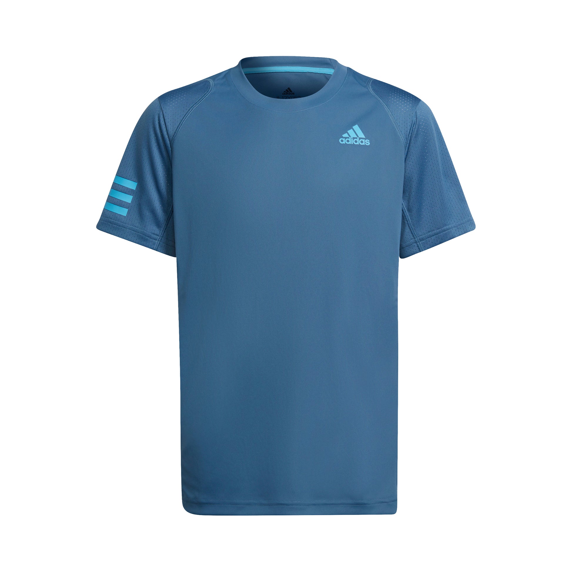 adidas Club 3 Stripes T-shirt Drenge - blå,