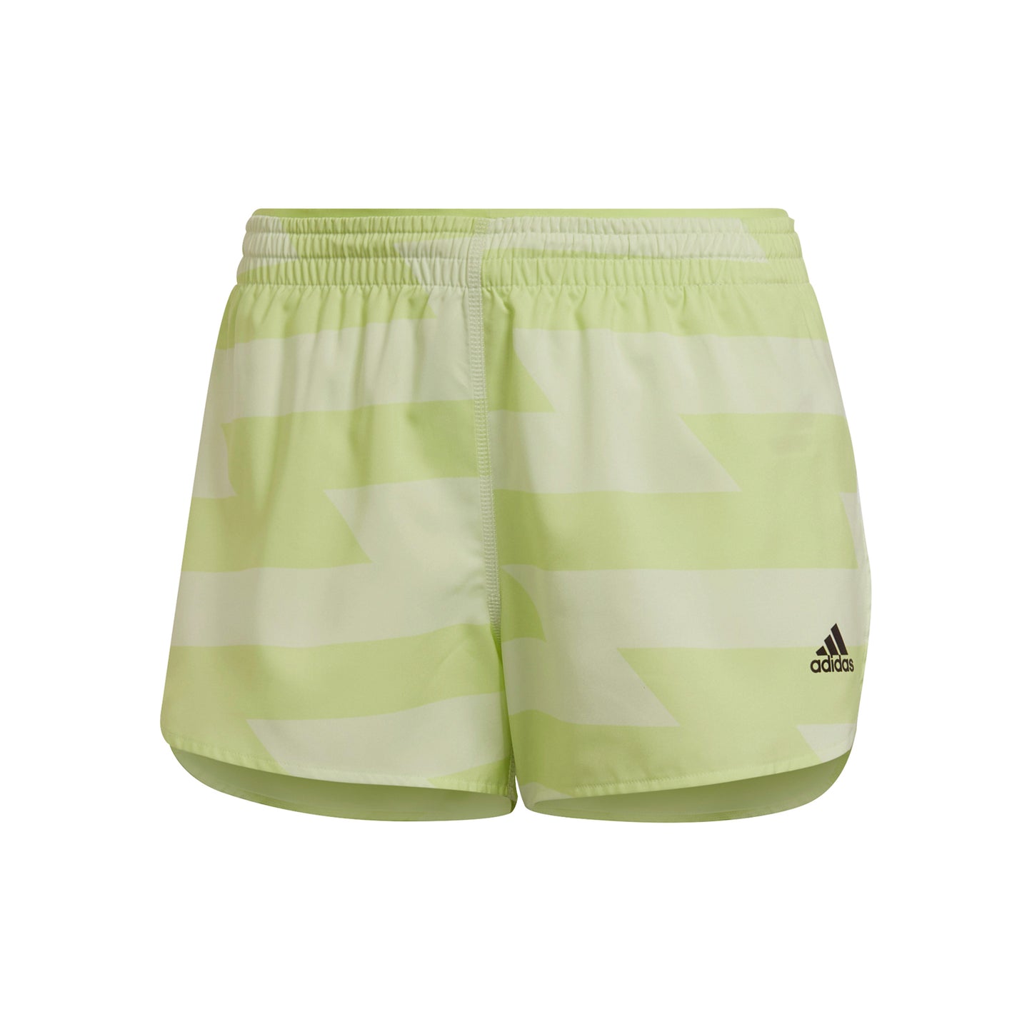 adidas Runfast Split 3in Shorts Damer - lime,