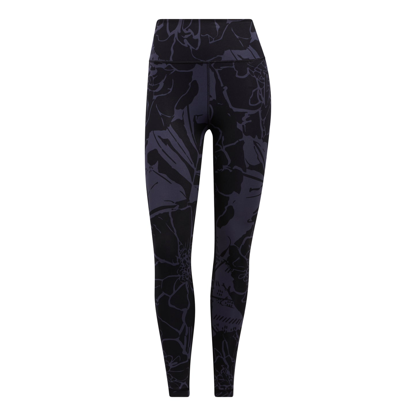 adidas Optime Flower 7/8 Stramme løbebukser Damer - blå,