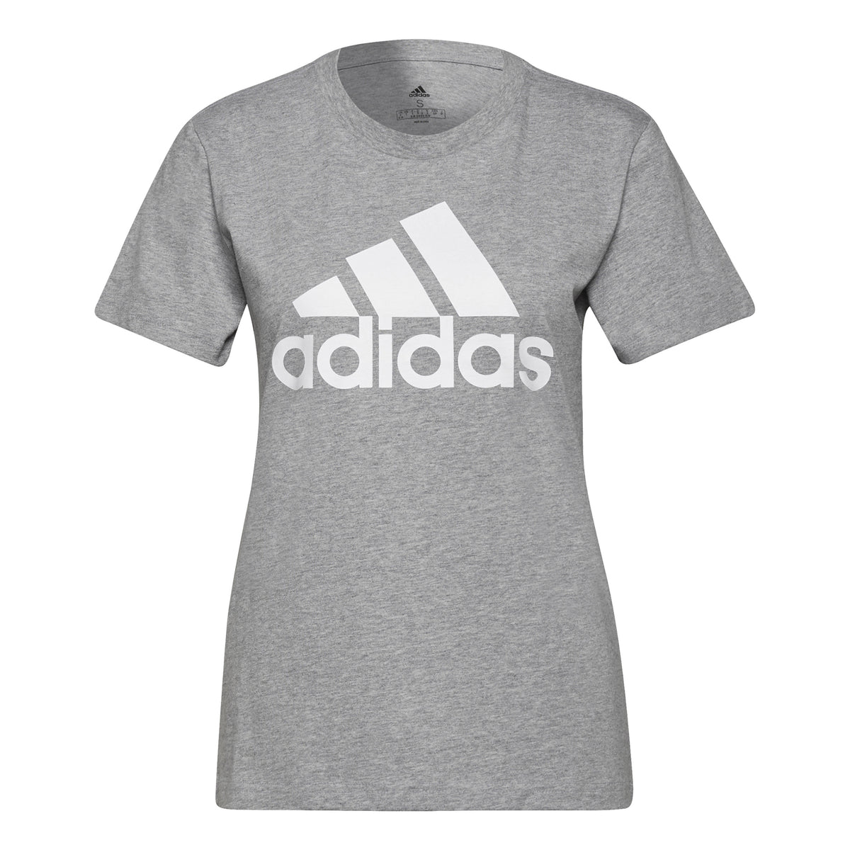 adidas Big Logo T-shirt Damer-Grå,Hvid