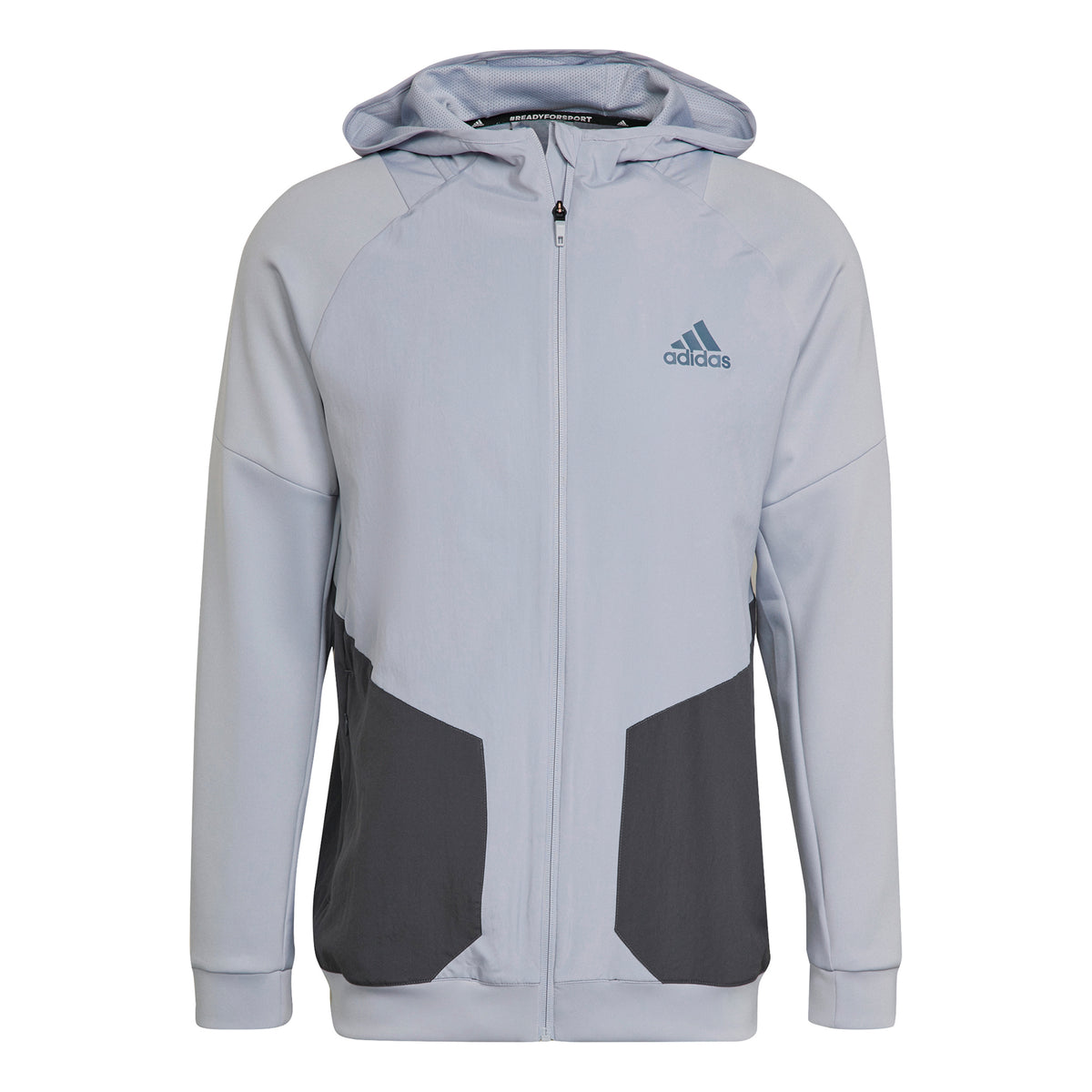 adidas Training Sweatjakke Herrer - sølv, grå