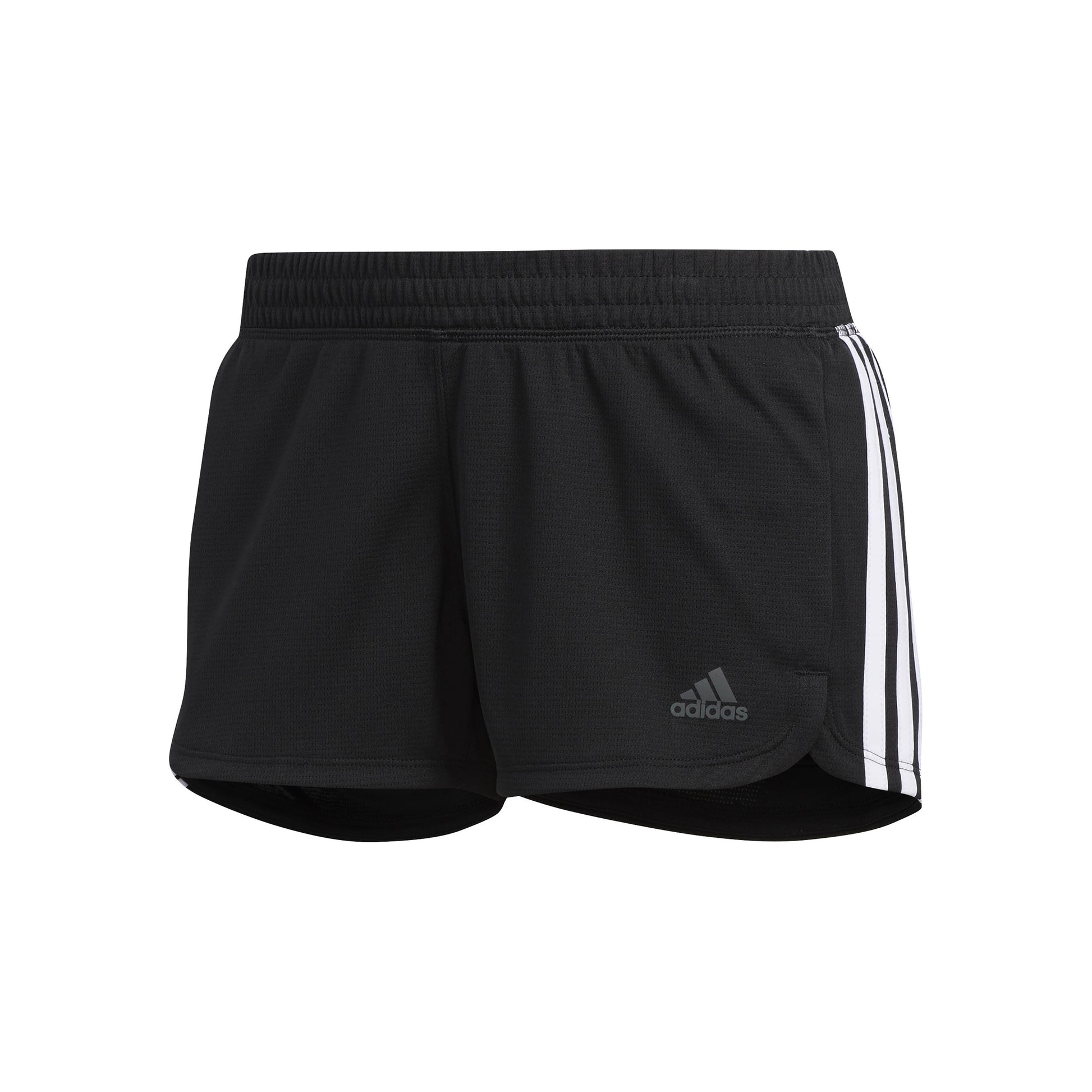 adidas Pacer 3 Stripes Knitted Shorts Damer - sort,