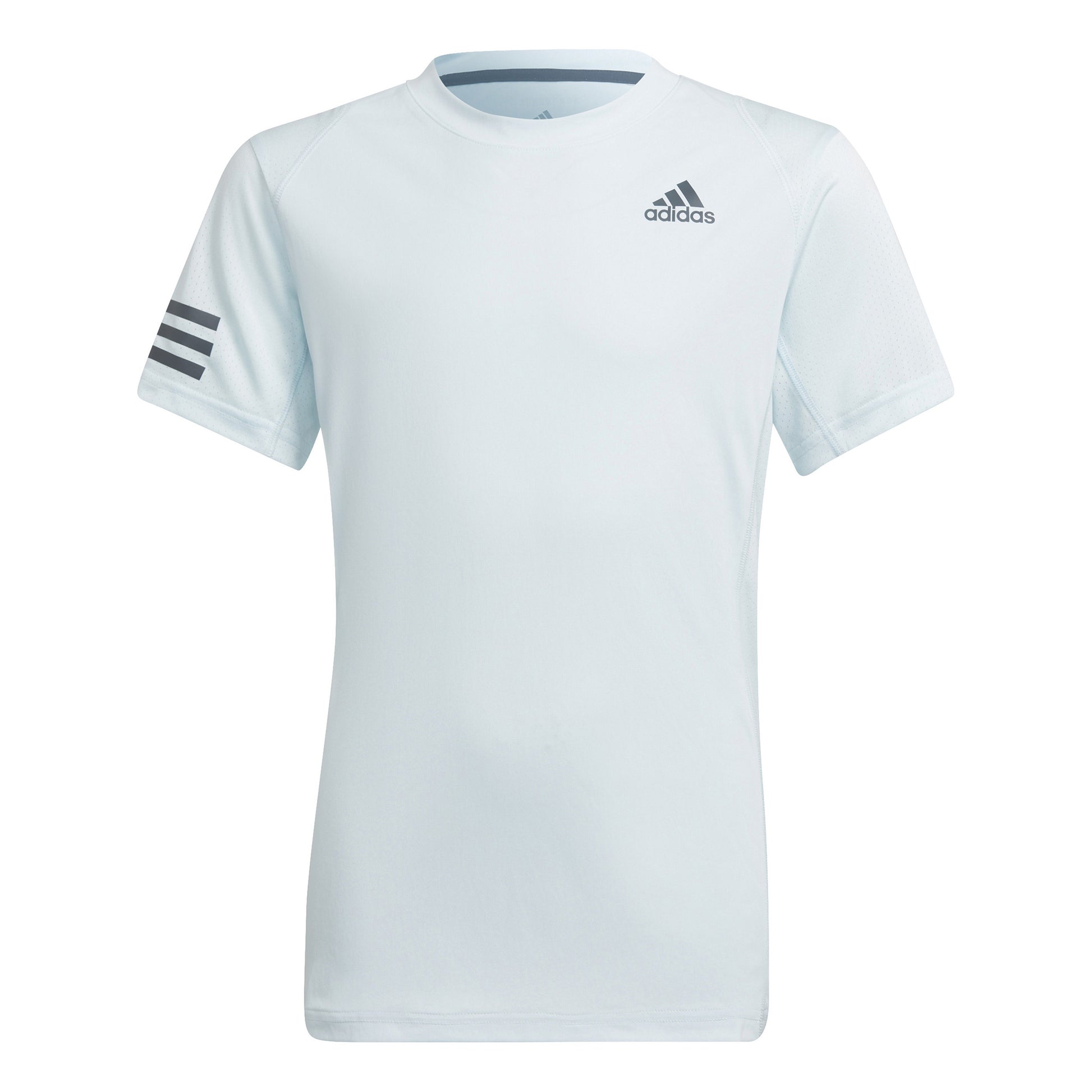 adidas Club 3 Stripes T-shirt Drenge - lyseblå,