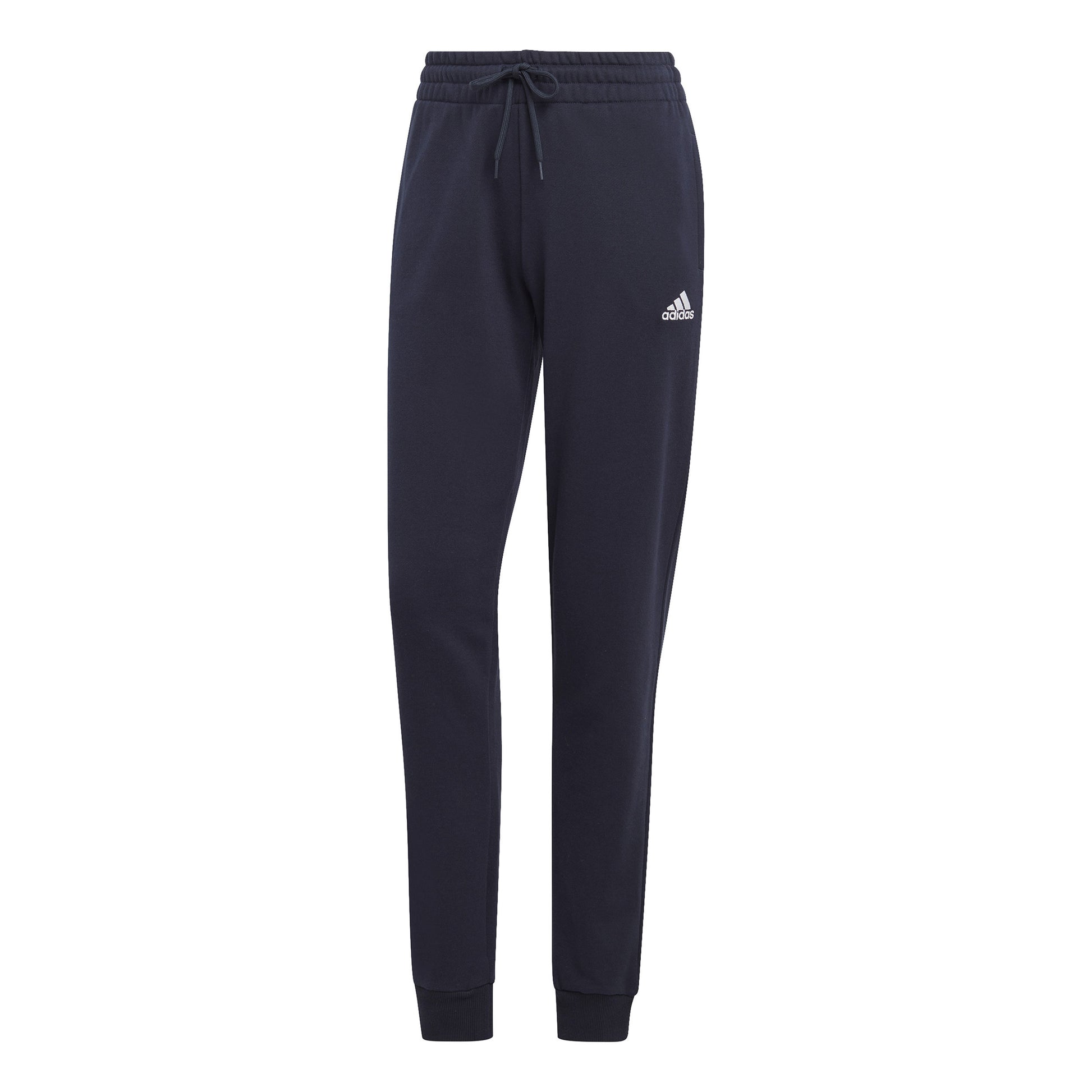 adidas Essentials Linear French Terry Træningsbukser Damer - mørkeblå, hvid