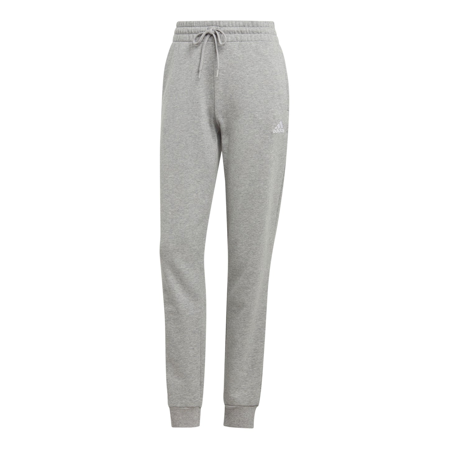 adidas Essentials Linear French Terry Cuffed Træningsbukser Damer-Lysegrå,Hvid