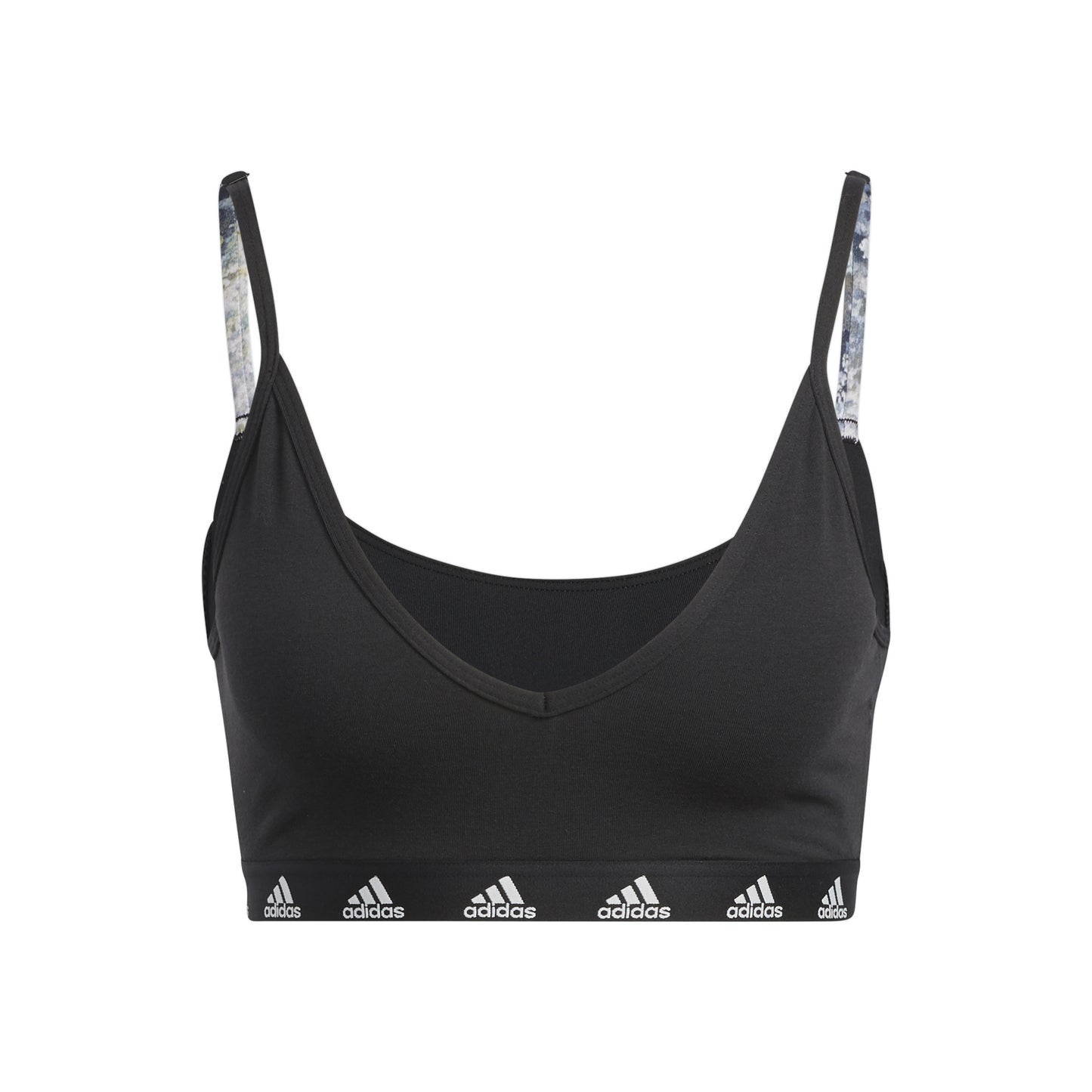adidas Purebare Light Support Sports-BH Damer - sort, hvid