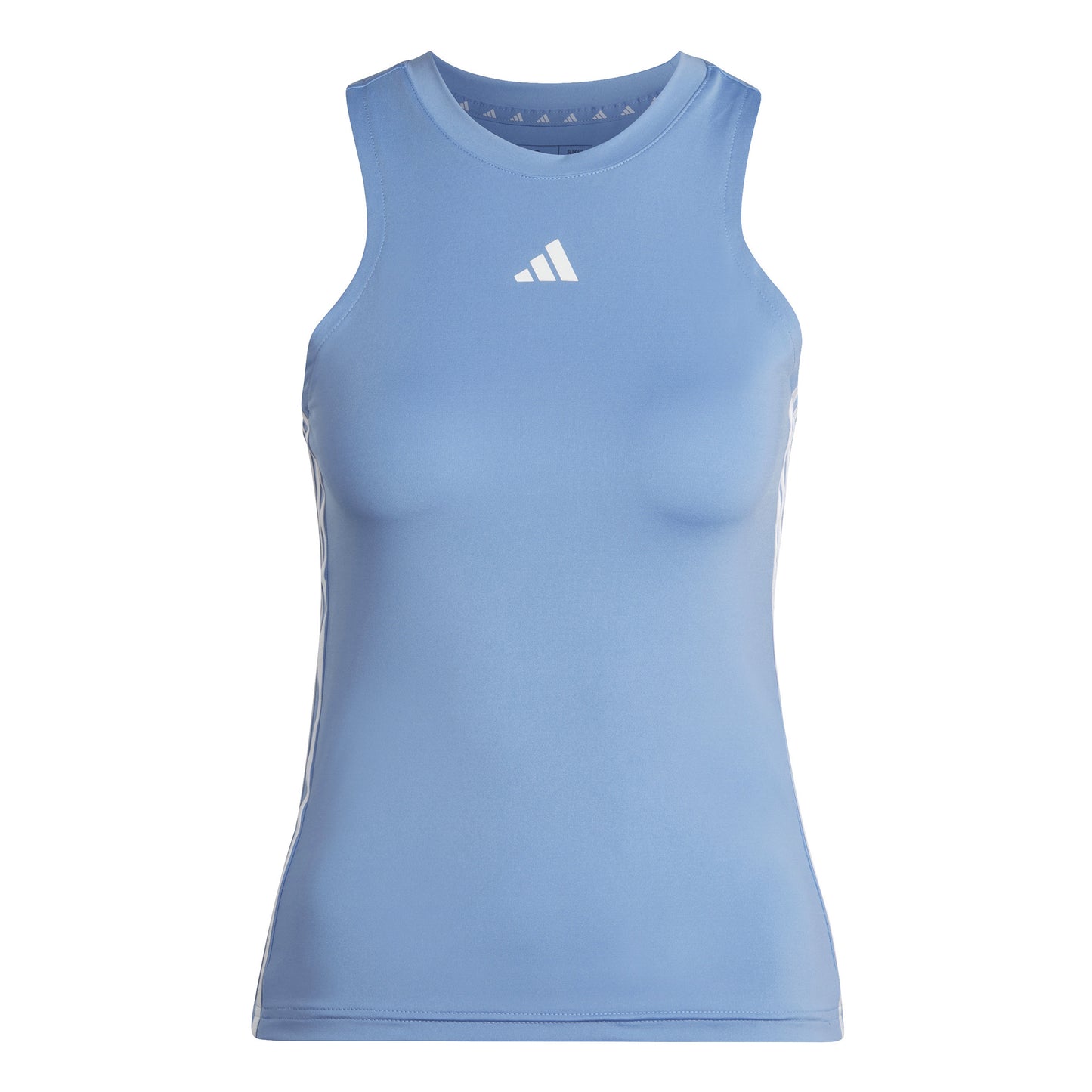adidas Training  Regular 3-Stripes Tanktop Damer - lyseblå, hvid