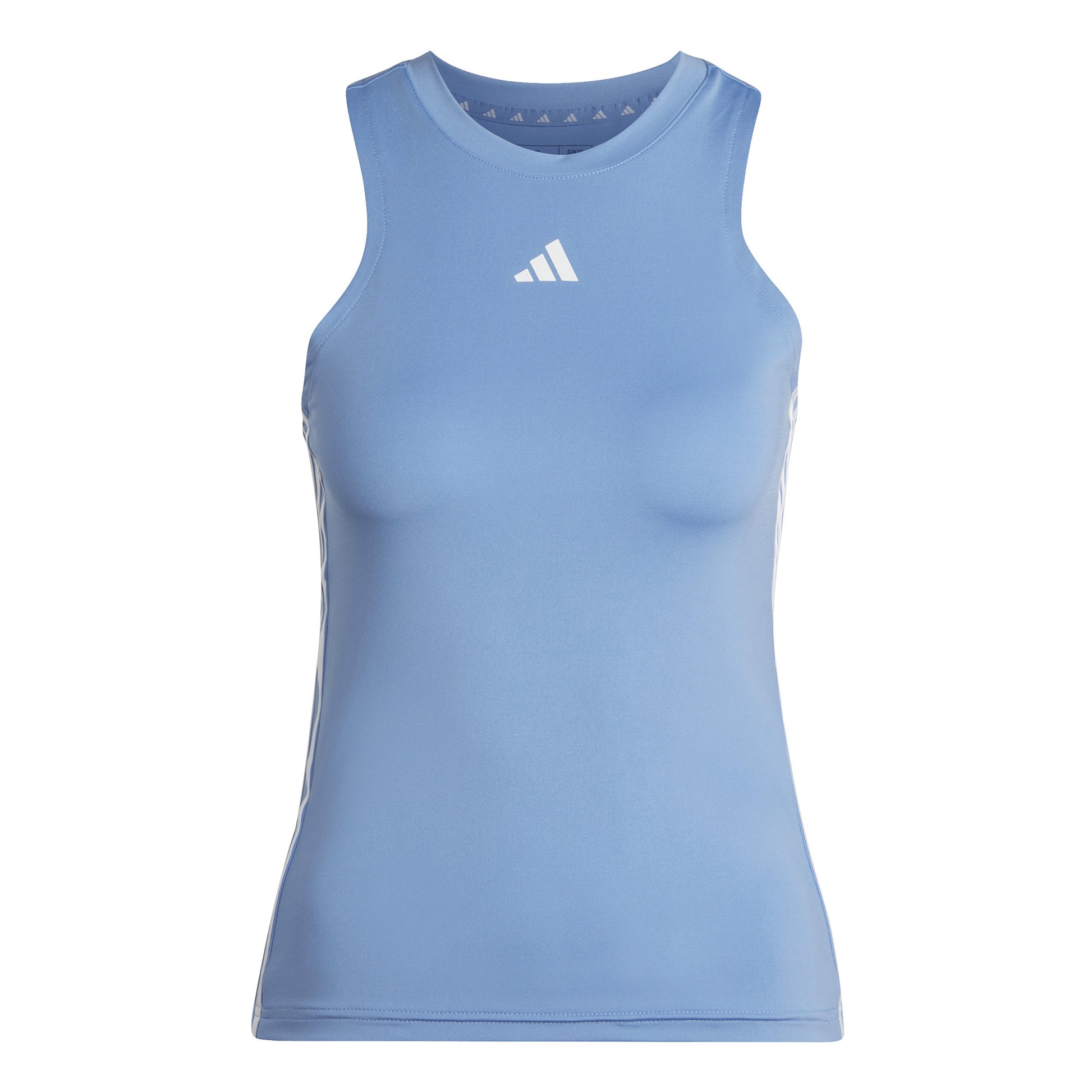 adidas Training  Regular 3-Stripes Tanktop Damer - lyseblå, hvid