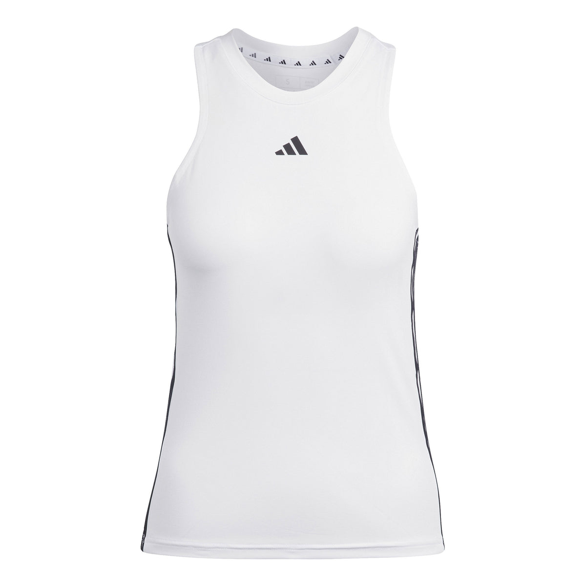 adidas AEROREADY Train Regular 3-Stripes Tanktop Damer - hvid, sort