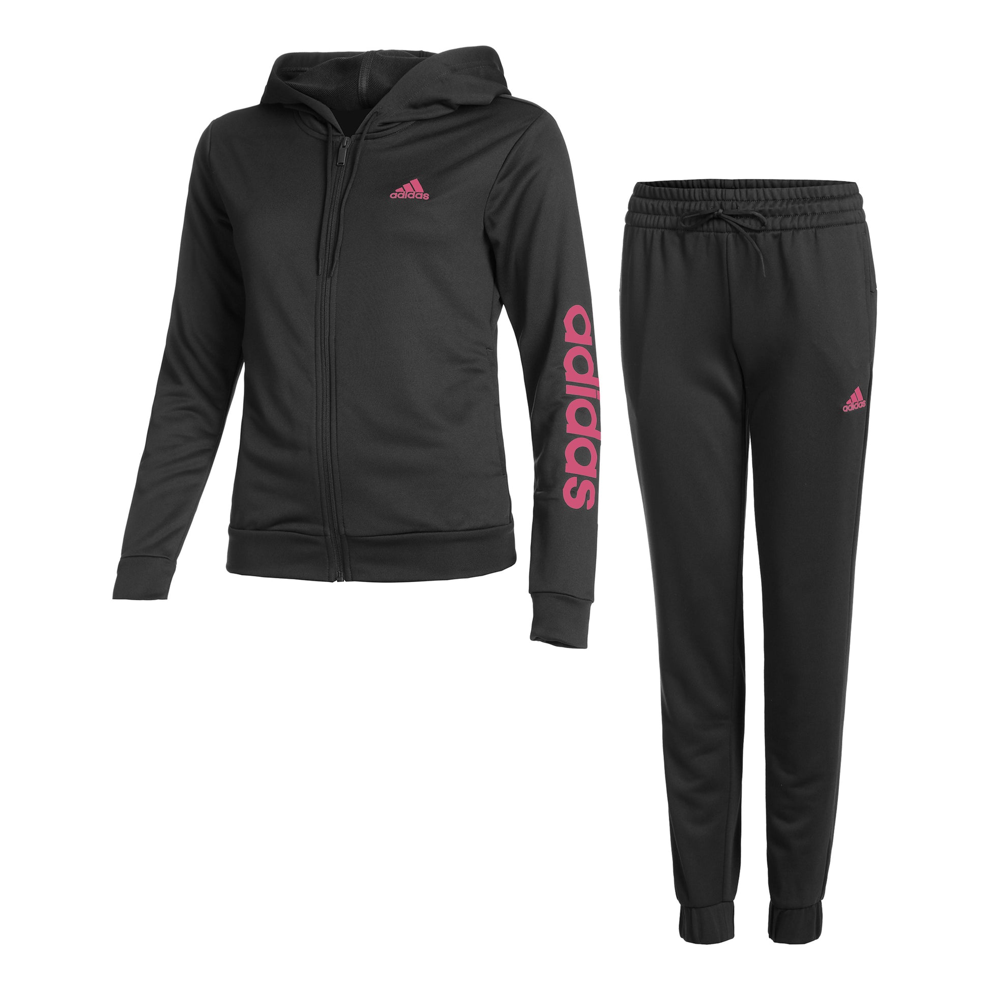 adidas Linear Træningsdragt Damer - sort,