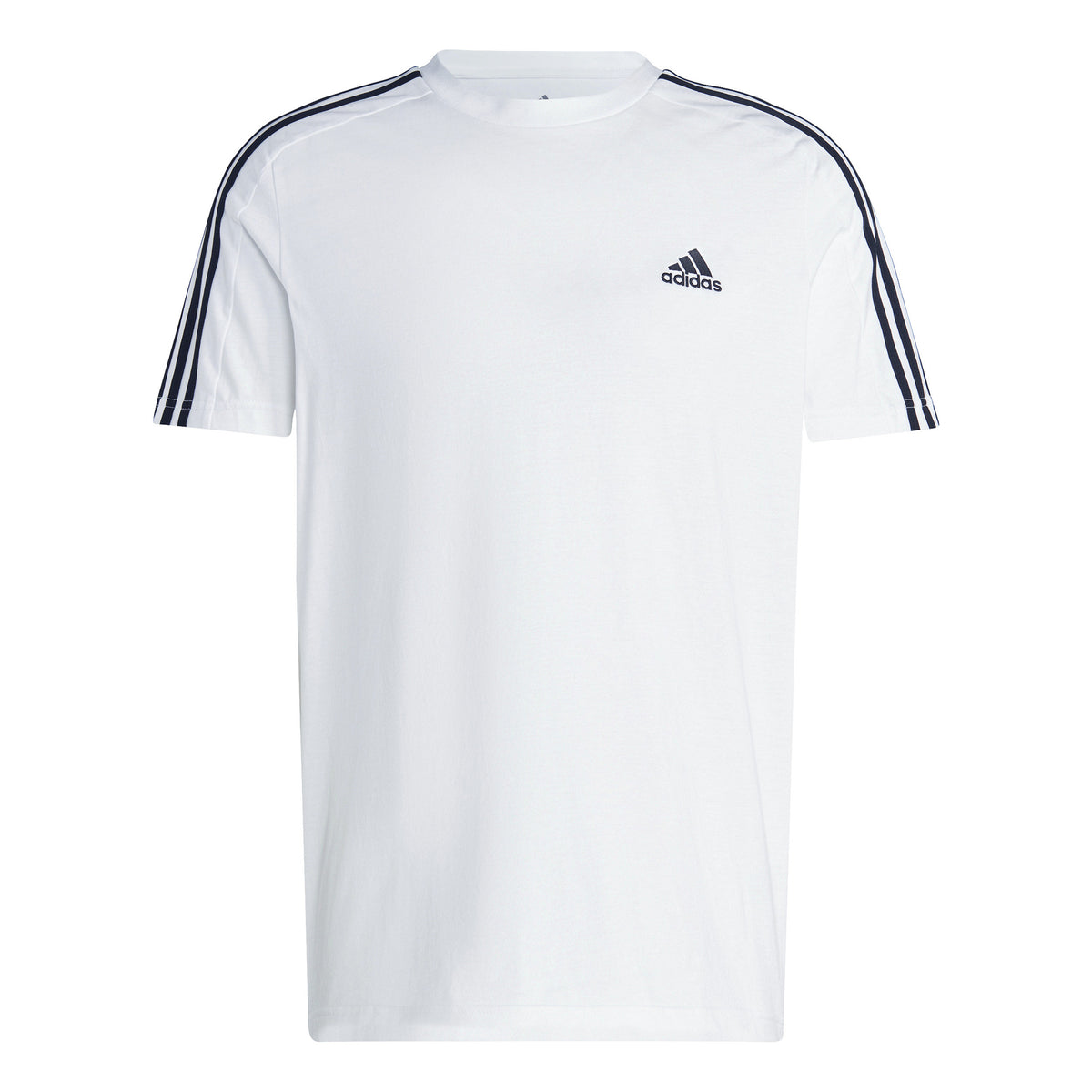 adidas 3Stripes T-shirt Herrer - hvid, sort