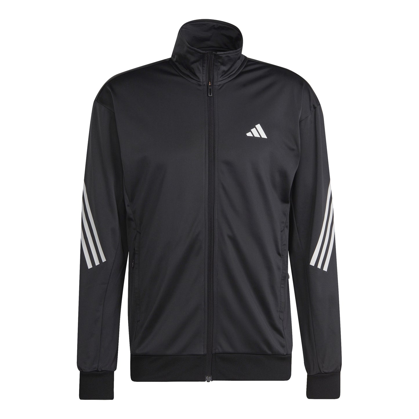 adidas 3Stripes Knit Træningsjakke Herrer - sort, hvid