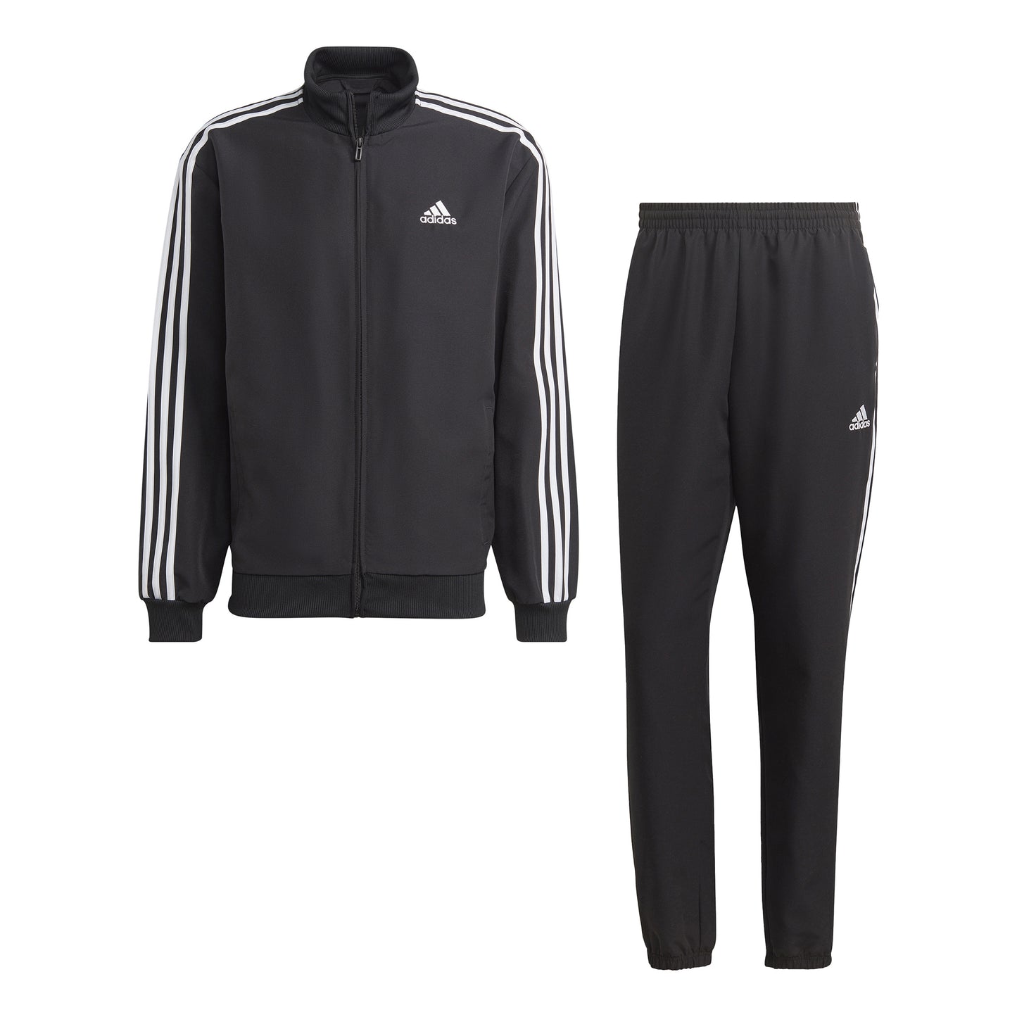 adidas 3Stripes Woven Træningsdragt Herrer - sort, hvid