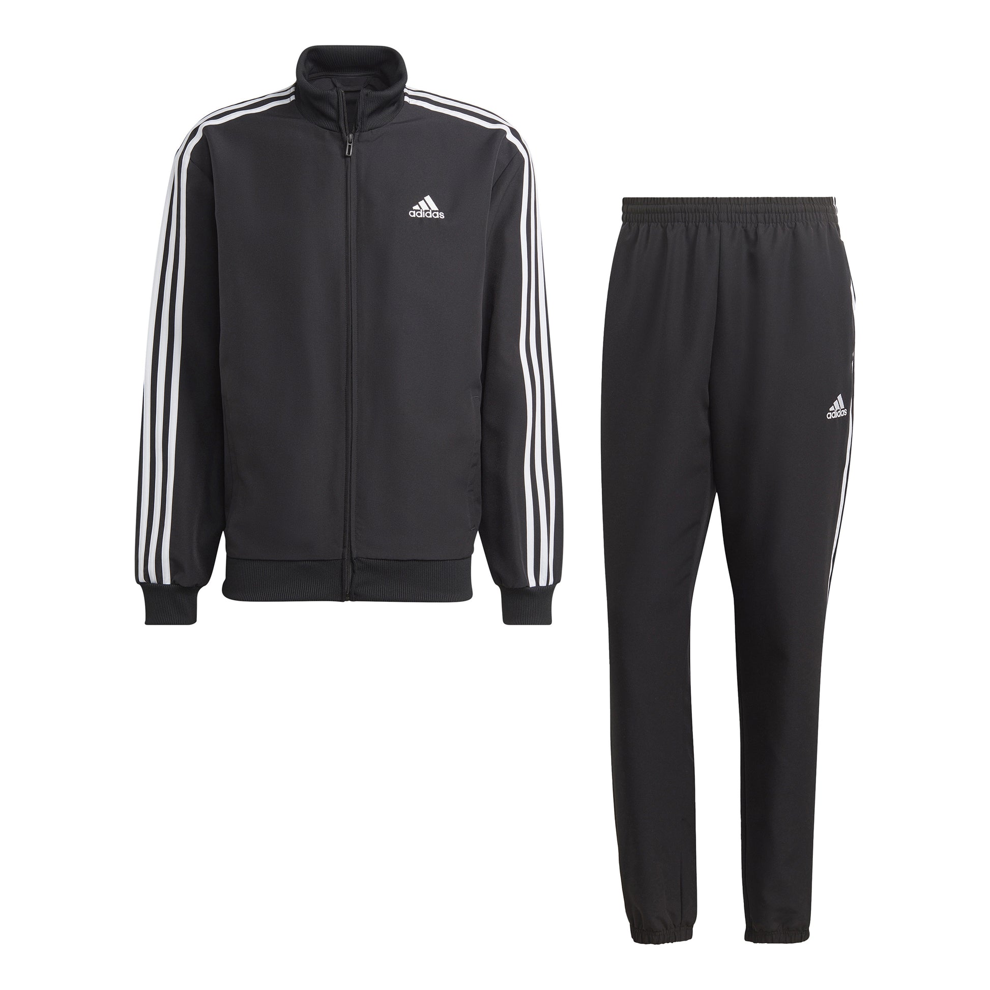 adidas 3Stripes Woven Træningsdragt Herrer - sort, hvid