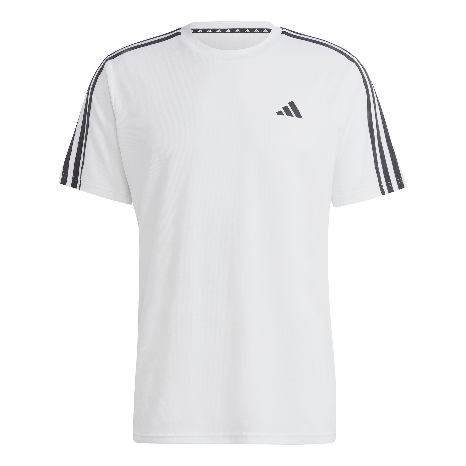 adidas Essentials Train 3-Stripes Training T-shirt Herrer-Hvid,Sort
