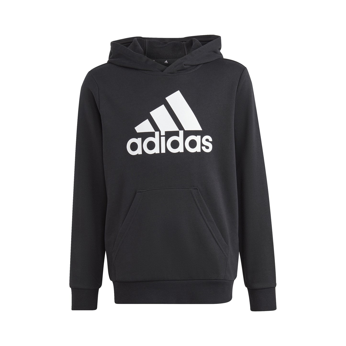 adidas Big Logo Cotton Hættetrøje Drenge - sort, hvid