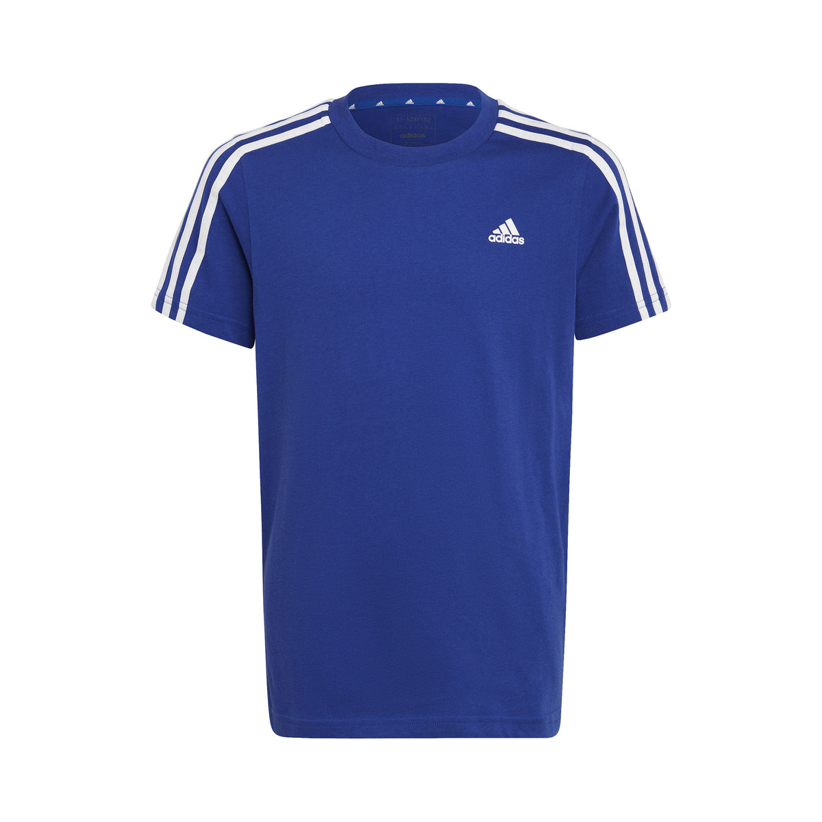 adidas 3Stripes T-shirt Drenge - blå, hvid