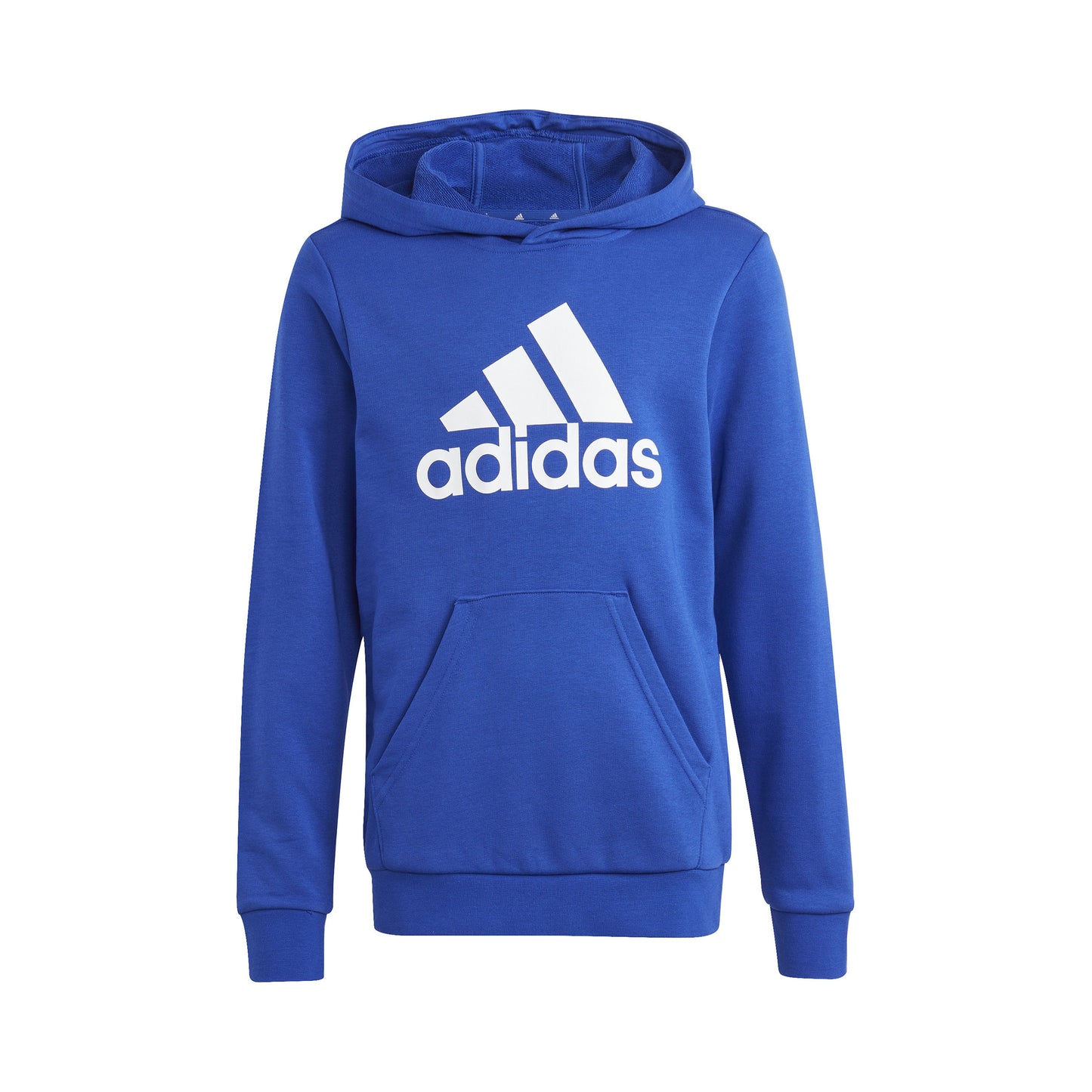 adidas Big Logo Cotton Hættetrøje Drenge - blå, hvid