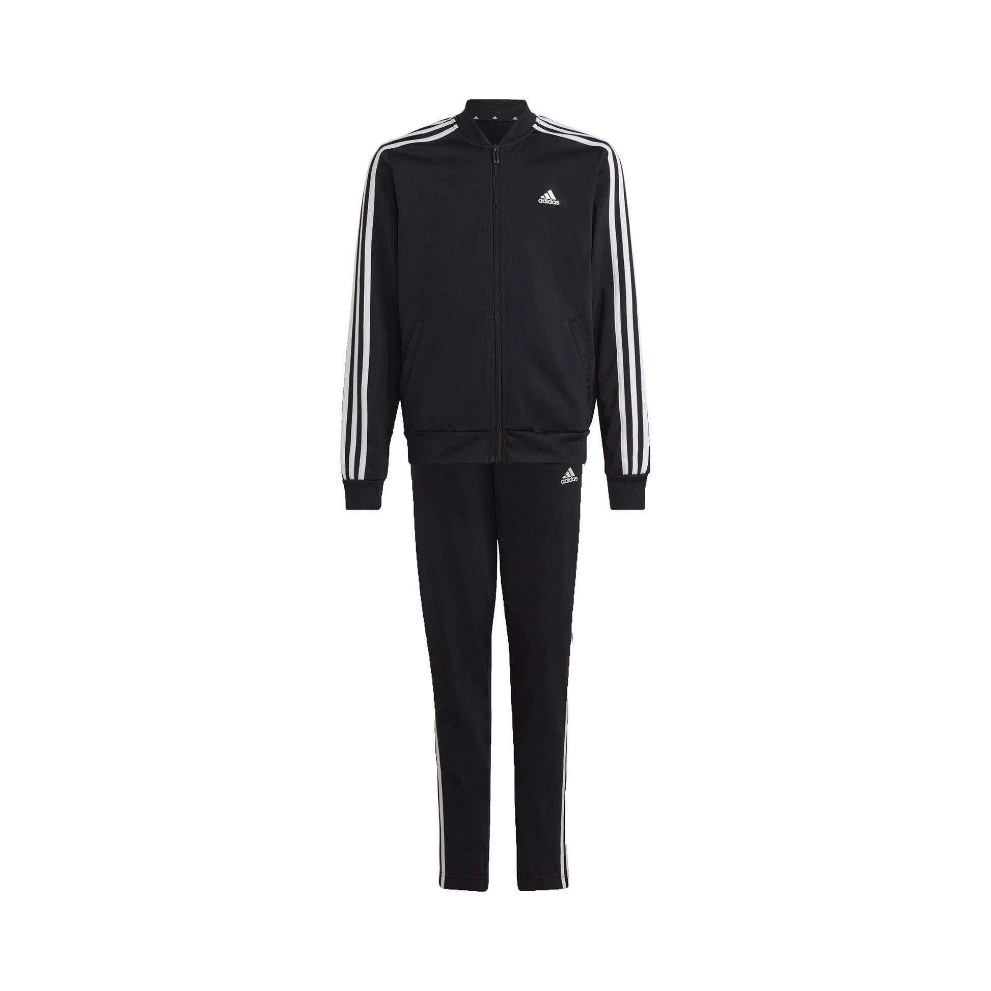 adidas 3Stripes Træningsdragt Pige - sort, hvid