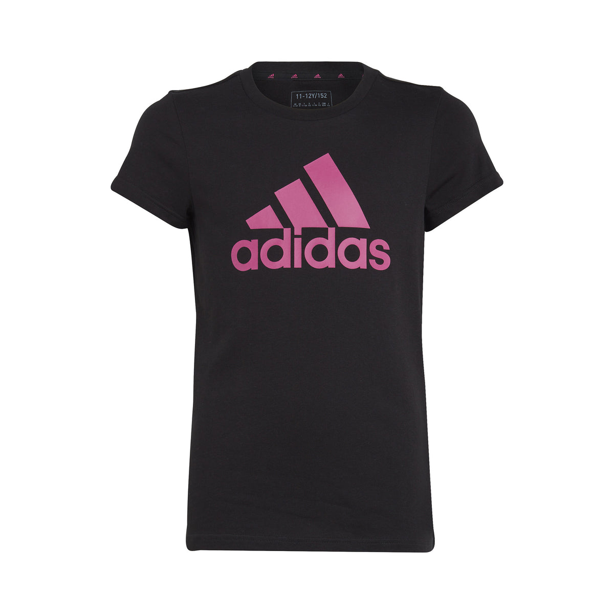adidas Big Logo T-shirt Pige - sort, pink