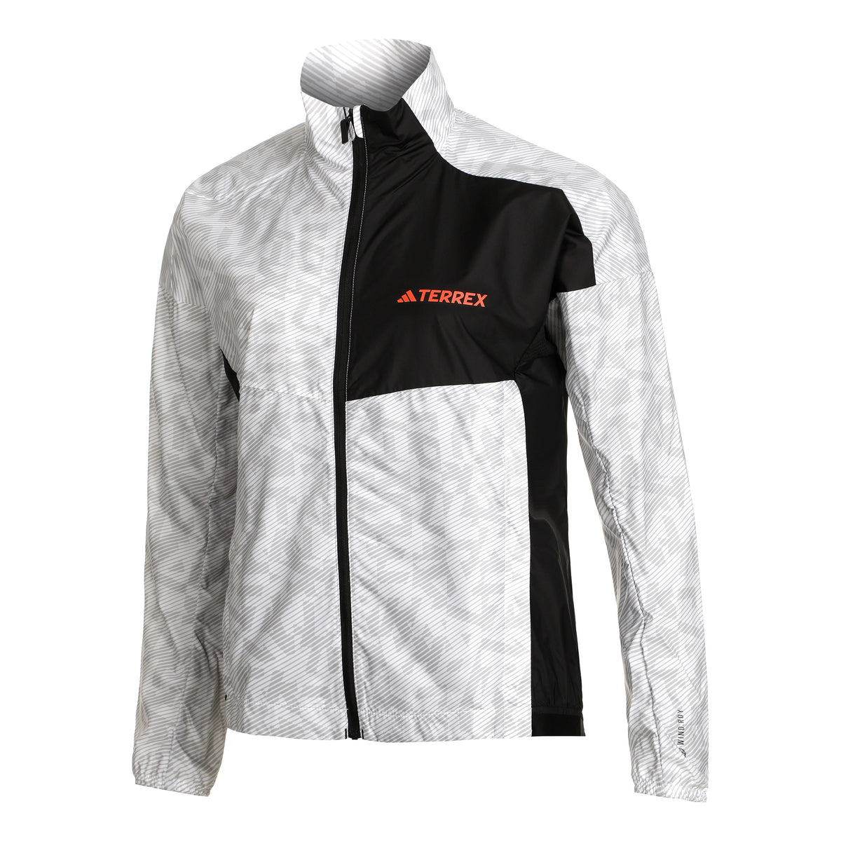 adidas Terrex Trail Wind Løbejakke Damer - hvid, grå