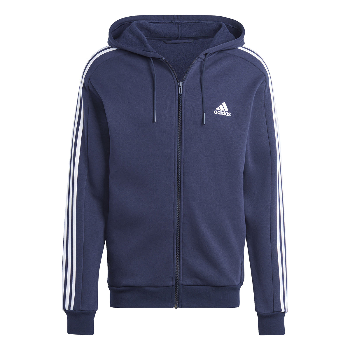 adidas 3Stripes Freelift Full-Zip Sweatjakke Herrer - mørkeblå
