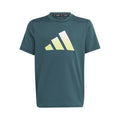 Training Icons T-shirt Drenge - petrol, lime