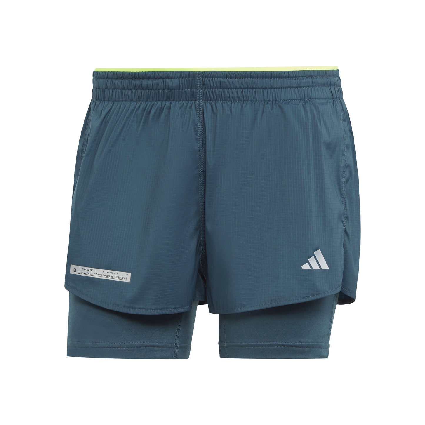 adidas Ultimate 2in1 Løbeshorts Damer - petrol, grøn