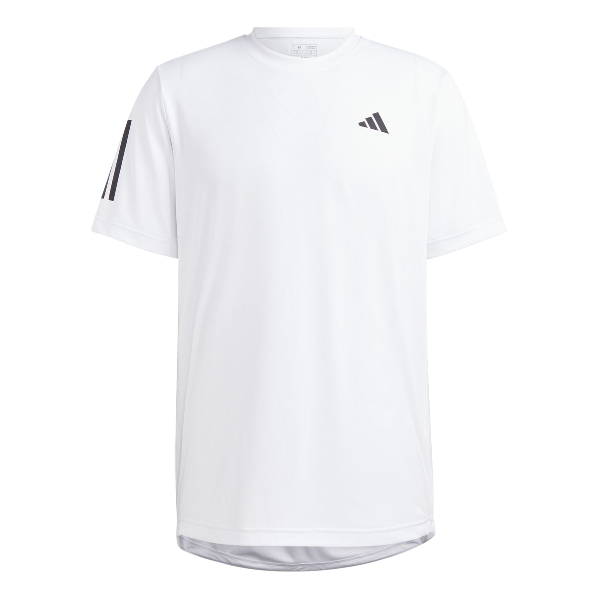 adidas Club 3-Stripes T-shirt Herrer - hvid, sort