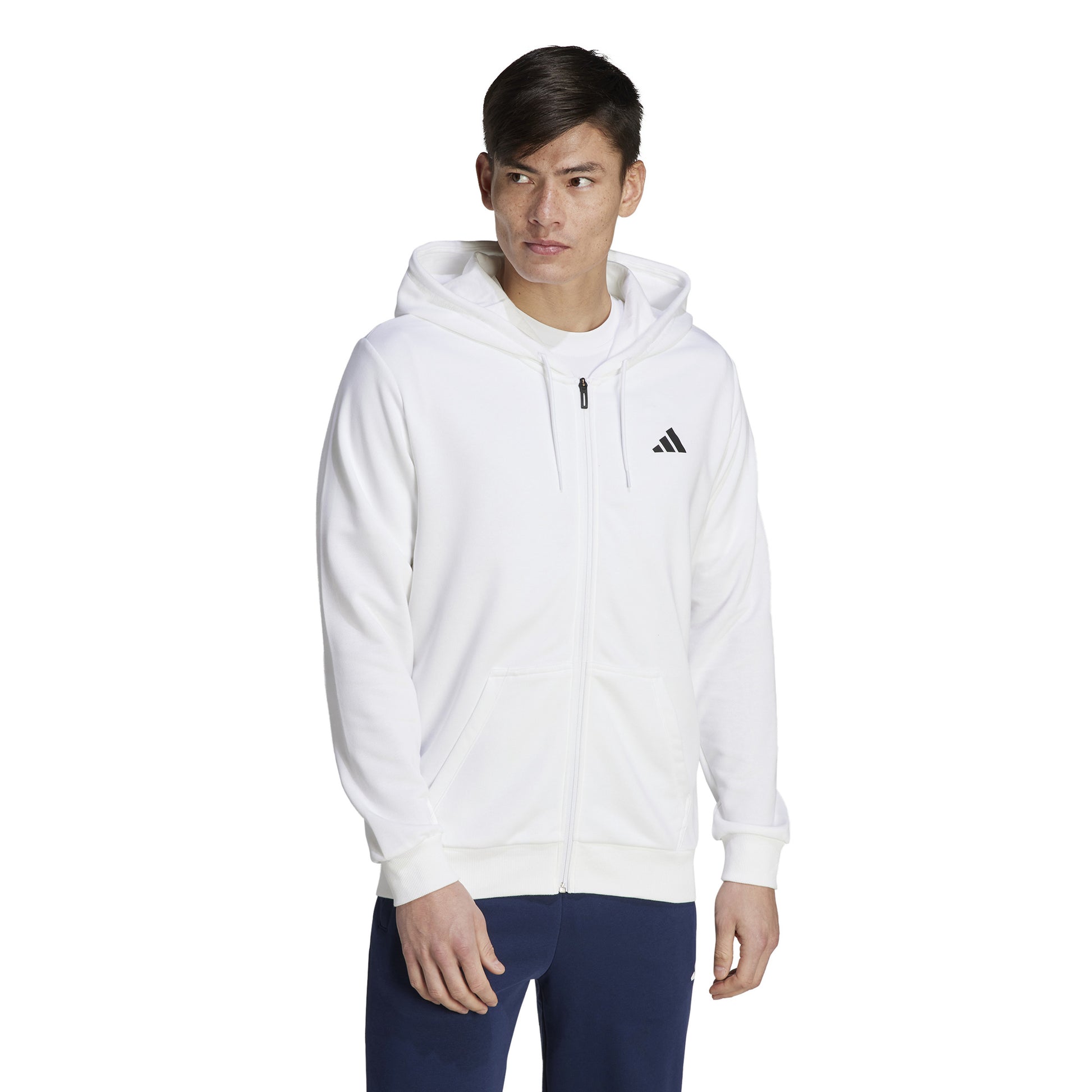 adidas Club Sweatjakke Herrer - hvid,