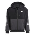 Future Icon 3 Stripes Sweatjakke Herrer - sort, hvid