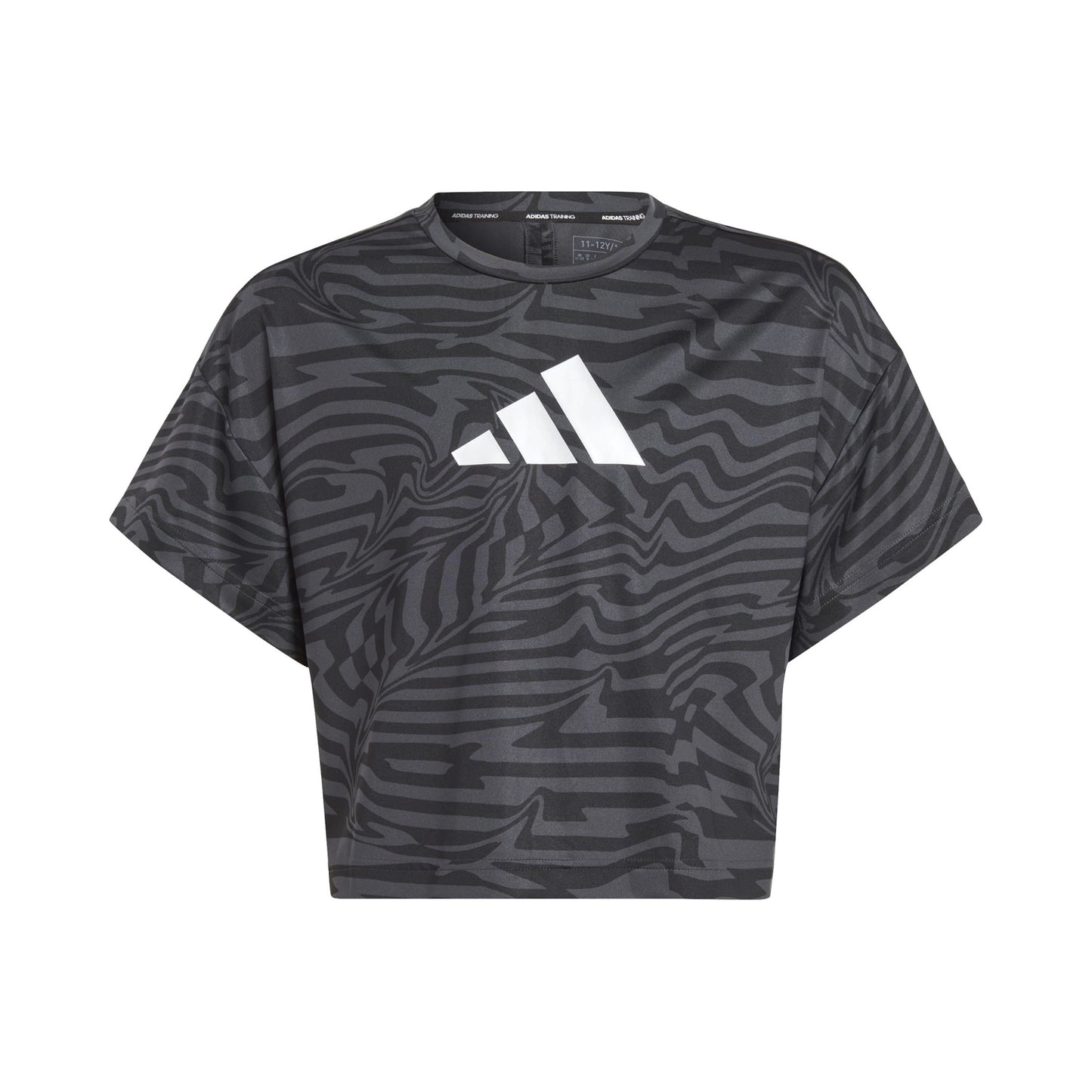 adidas Team Issue AOP T-shirt Pige - sort, mørkegrå