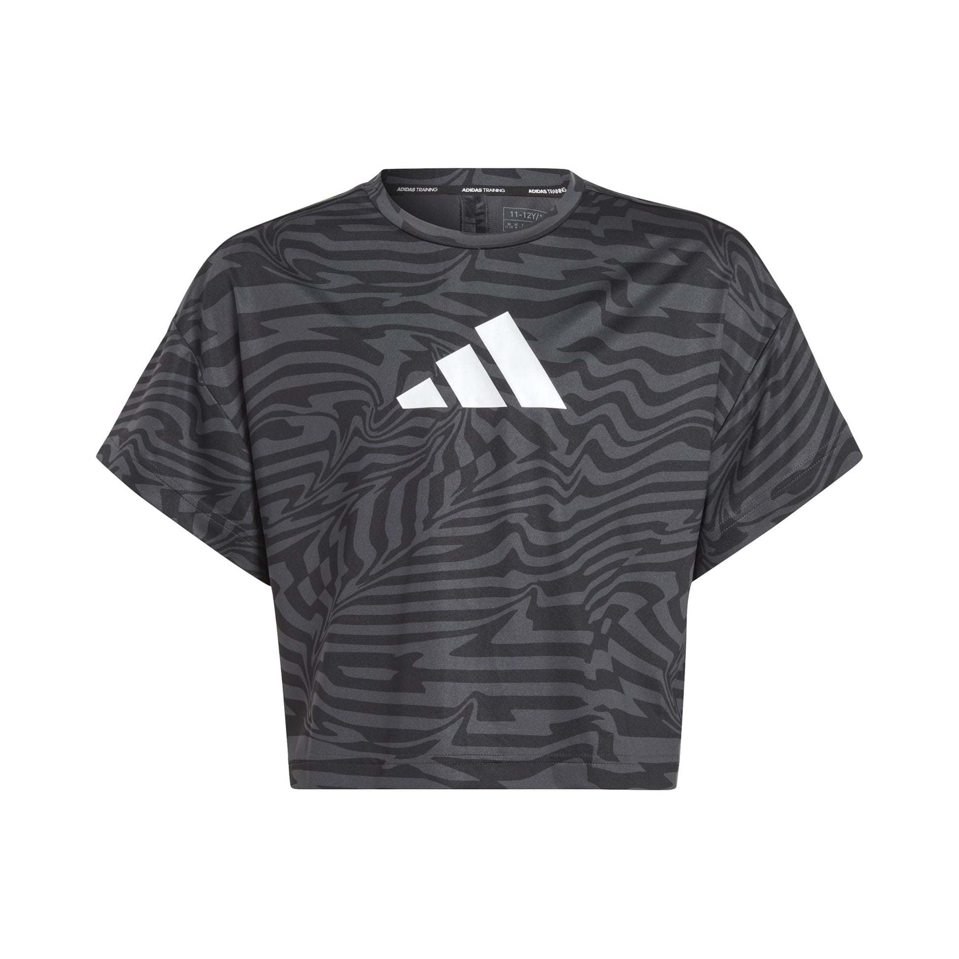 adidas Team Issue AOP T-shirt Pige - sort, mørkegrå
