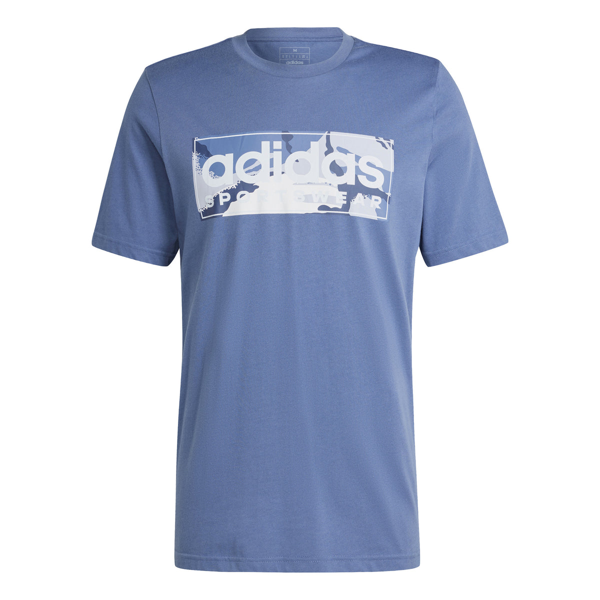 adidas Camo Graphic 2 T-shirt Herrer - blå-grå, hvid