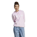 Linear French Terry Hættetrøje Damer - rosa, hvid