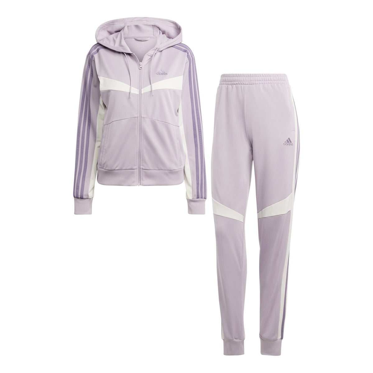 adidas Boldblock Træningsdragt Damer - syren, hvid