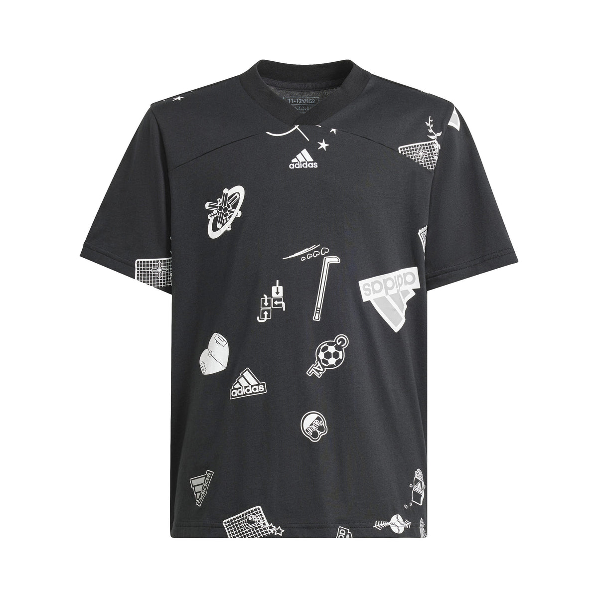 adidas T-shirt Drenge - sort, flerfarvet