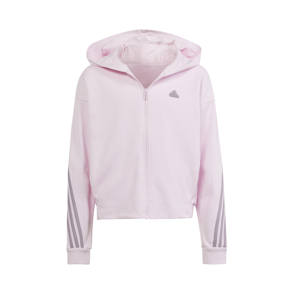 adidas Future Icon 3-Stripes Sweatjakke Pige - rosa,