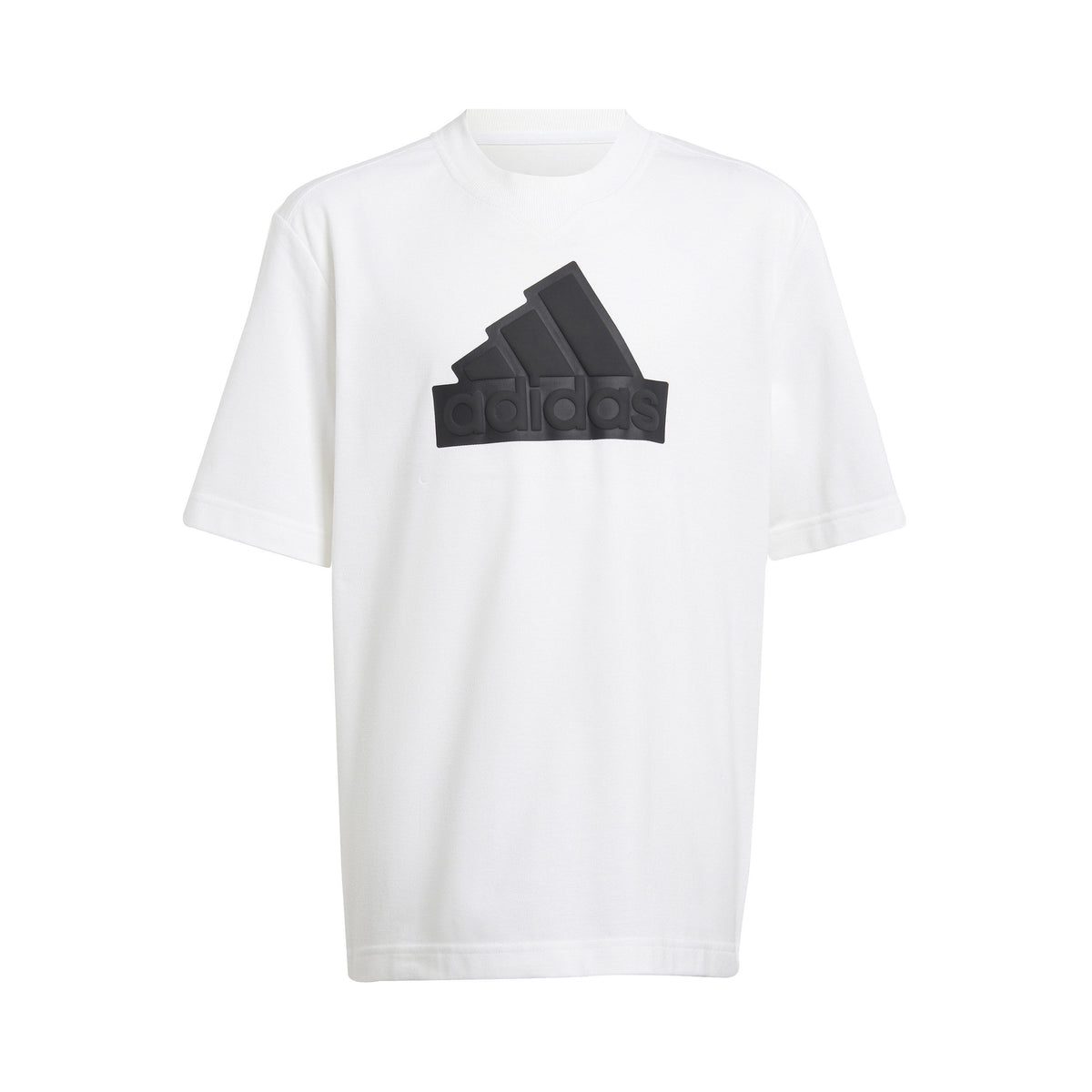 adidas Logo T-shirt Drenge - hvid, sort