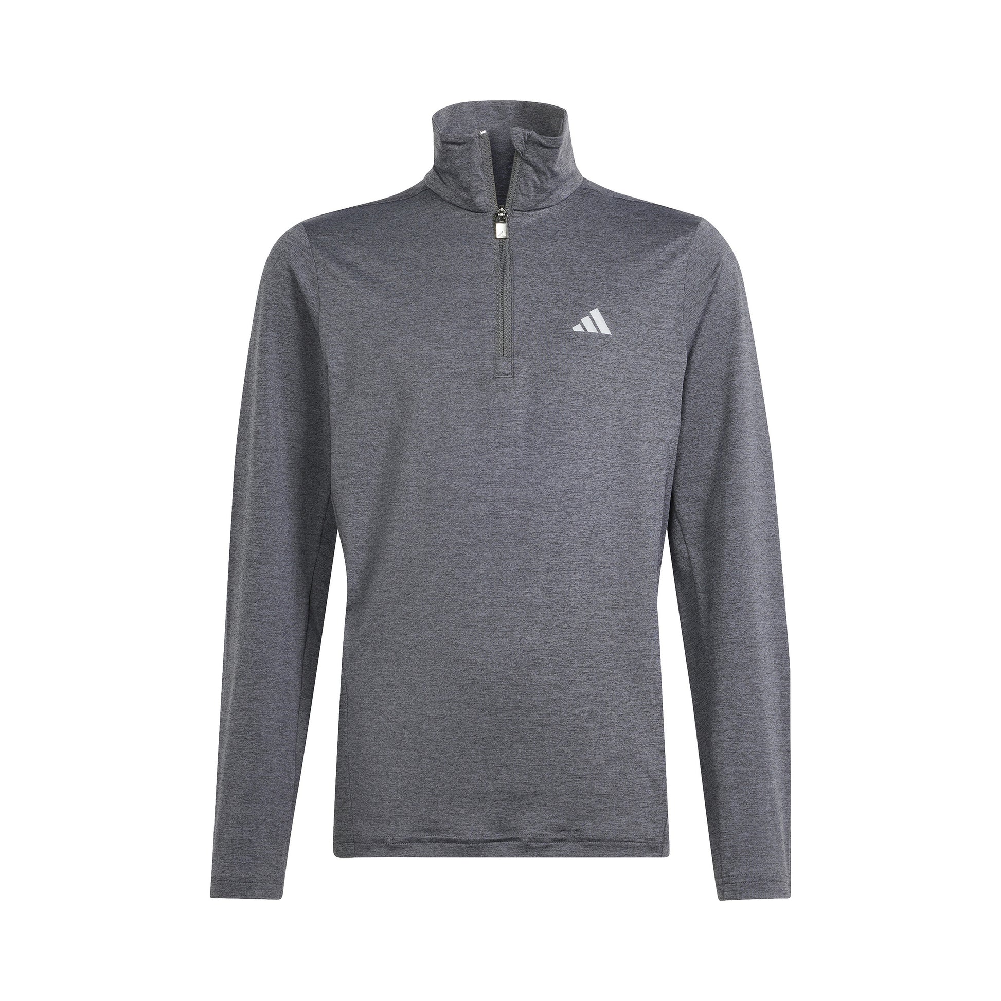 adidas Half-Zip Shirt, langærmet Drenge - grå,