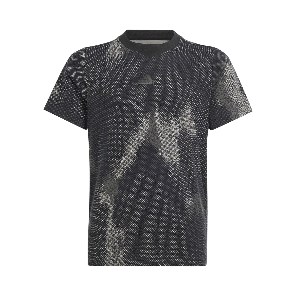 adidas AOP T-shirt Drenge - sort, grå