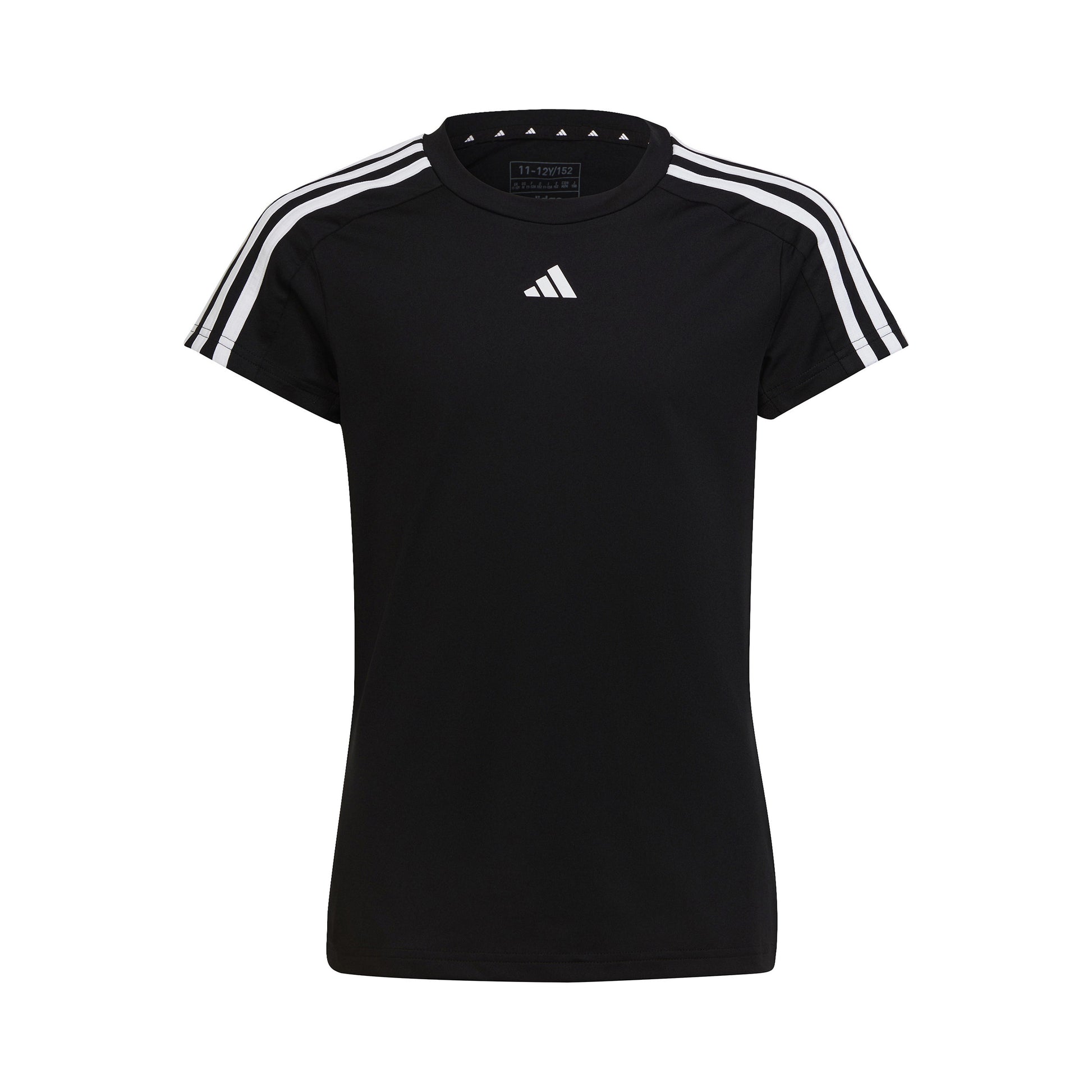 adidas 3Stripes T-shirt Pige - sort, hvid